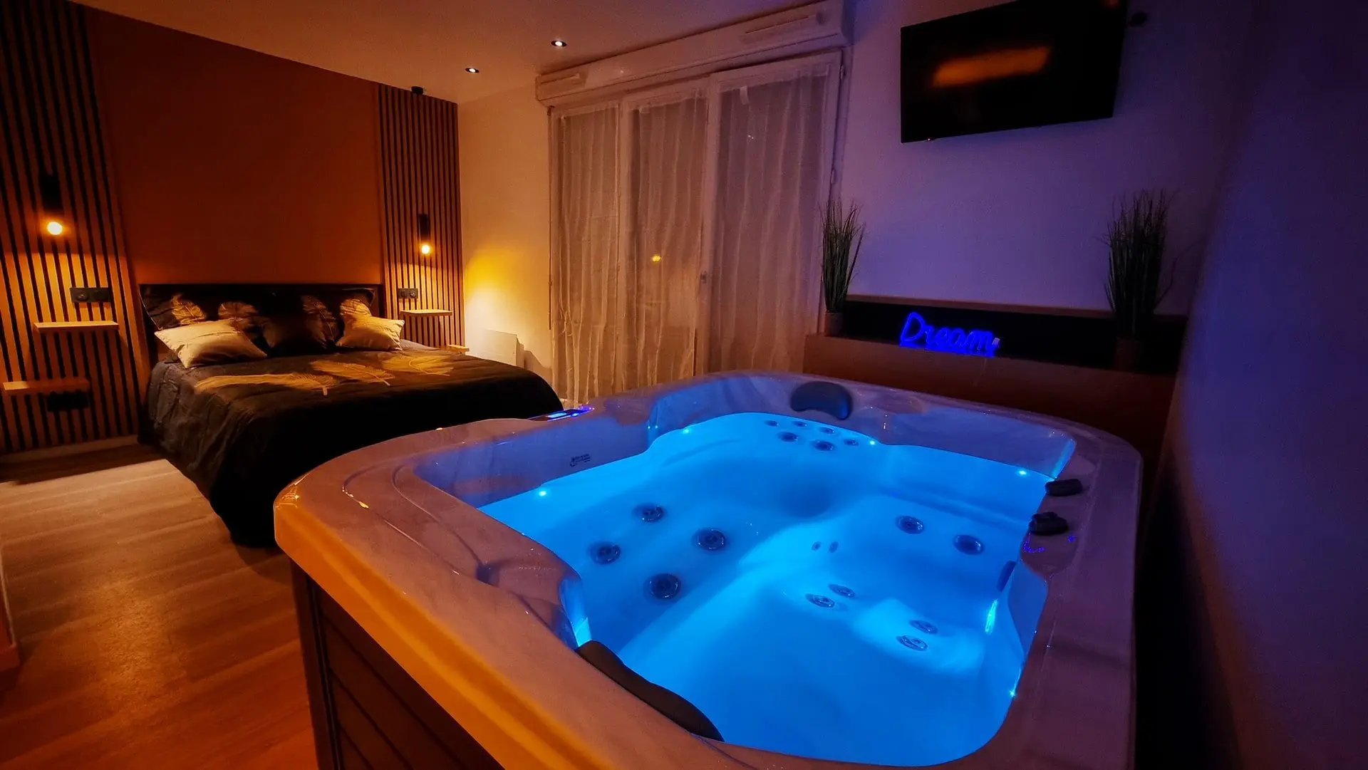 Appartement avec jacuzzi privatif